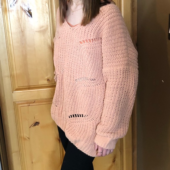 POL Sweaters - POL Oversized Chenille Knitted Sweater